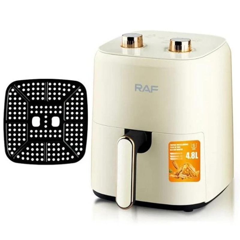 MOUVAIR - Freidora De Aire Eléctrica funcional Hogar 4.8 Litros 1500W