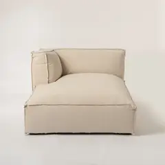 MILK - SOFA SECCIONAL CUBE WIDECOUCH DERECHO CRUDO