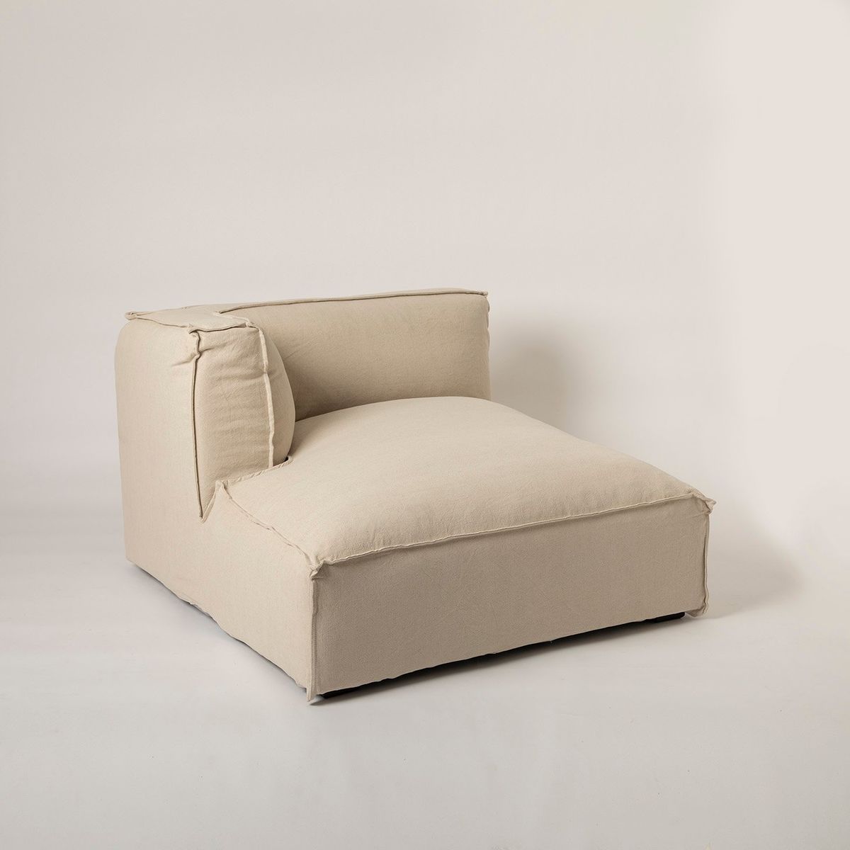 MILK - Sofa Seccional Cube Widecouch Derecho Crudo