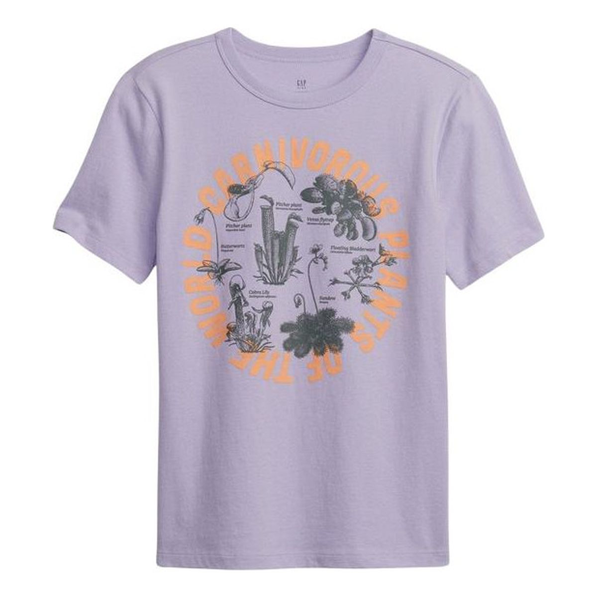 GAP - Polera Gráfica Manga Corta Lila GAP