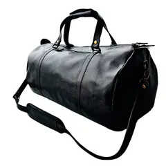 GENERICO - Bolso de Cuero Legitimo floater RAMÉ Color Negro Unisex Hecho en Chile