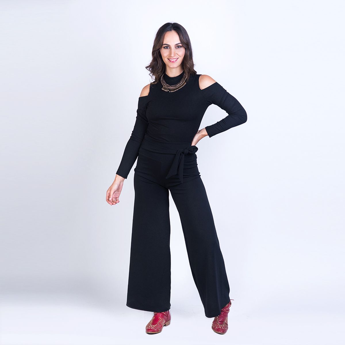 GENERICO - PANTALON PALAZZO CASUAL PIESSAN