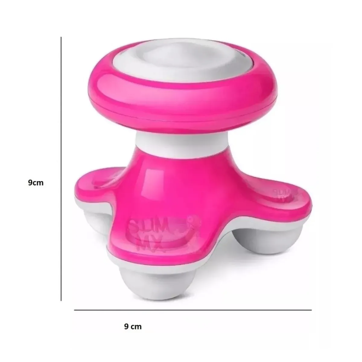 GENERICO - Mini Masajeador Eléctrico Portátil Recargable Vibración Onda