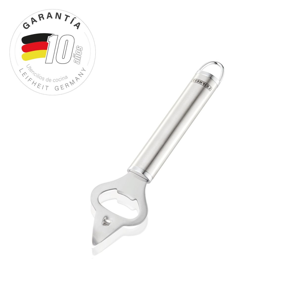 LEIFHEIT - Destapador de botellas de acero inoxidable