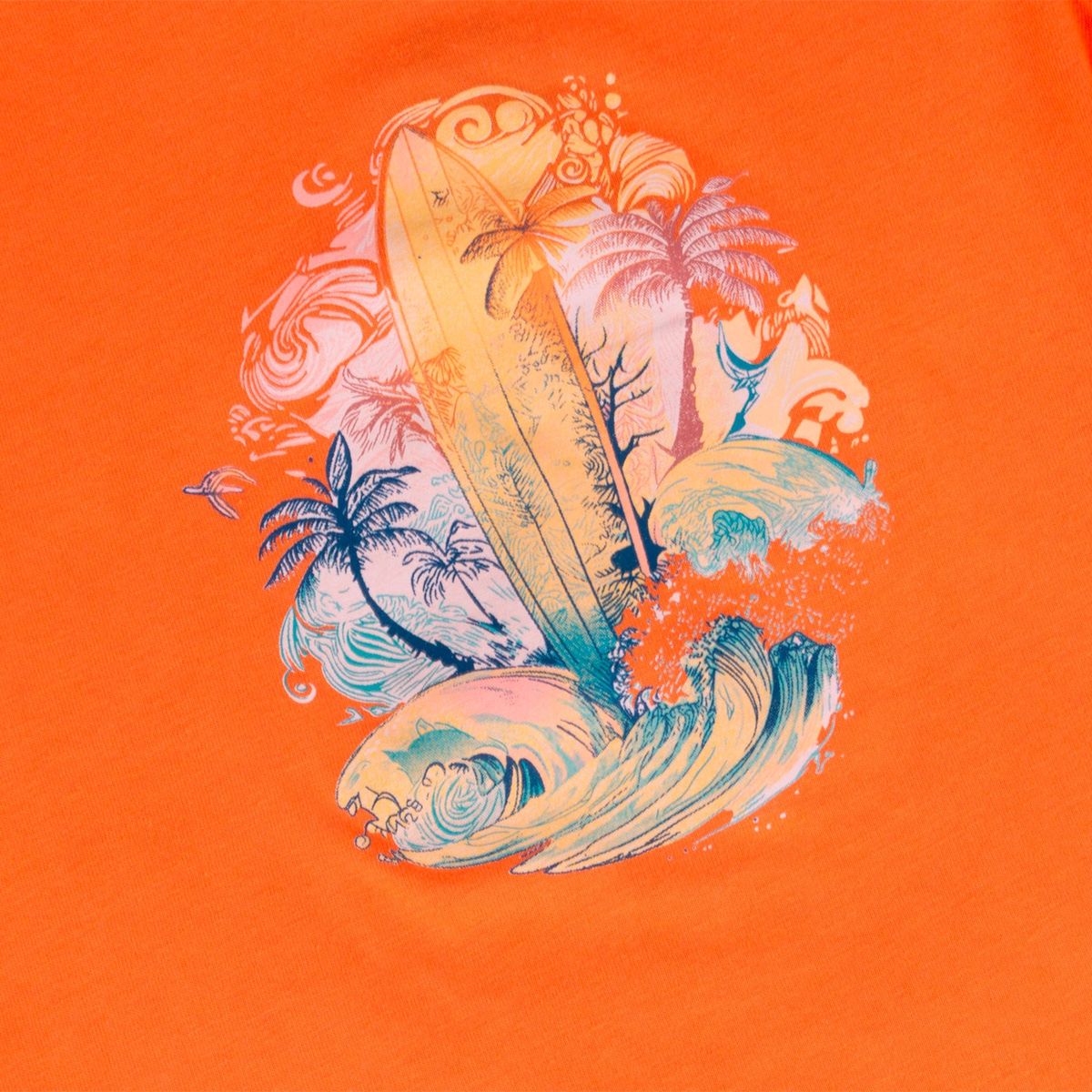 PILLIN - Polera Niño Naranja Pillin PILLIN