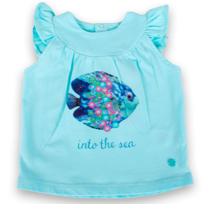 PILLIN - Polera Bebe Niña Agua Pillin PILLIN