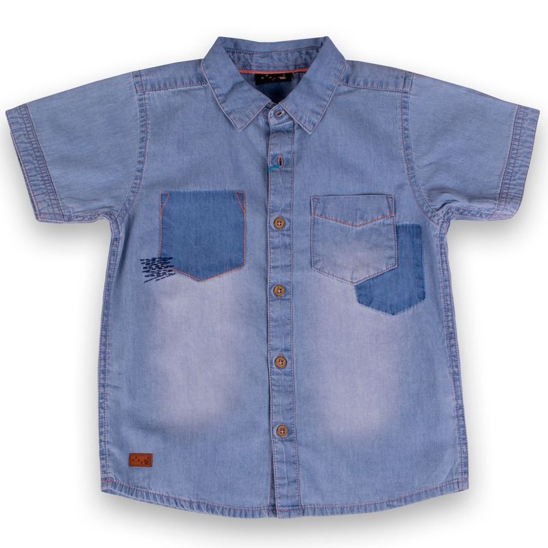 PILLIN - Camisa Mezclilla Niño Denim Pillin PILLIN