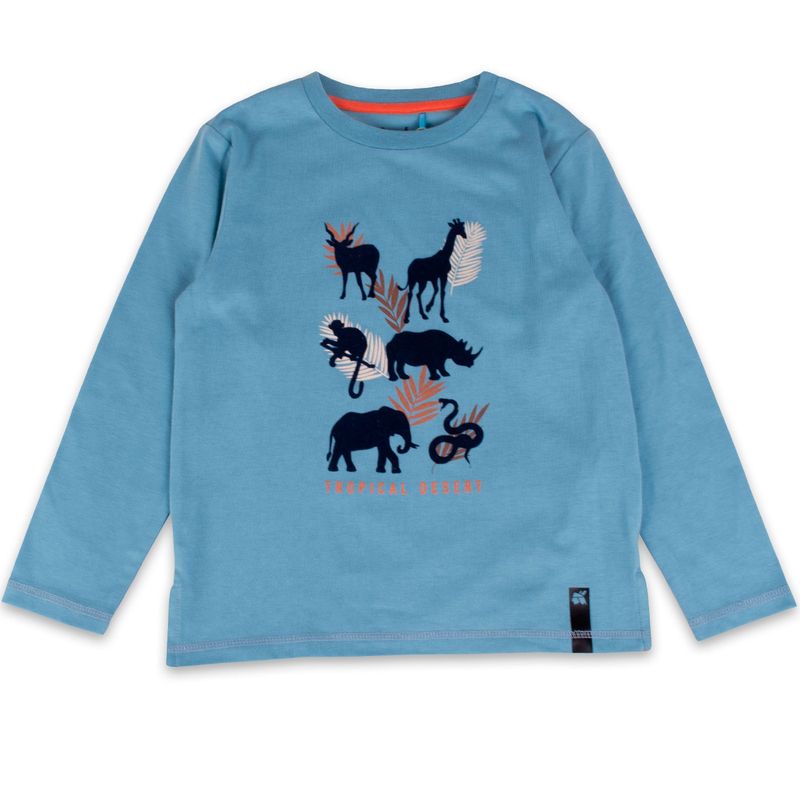 PILLIN - Polera Manga Larga Niño Denim Pillin PILLIN