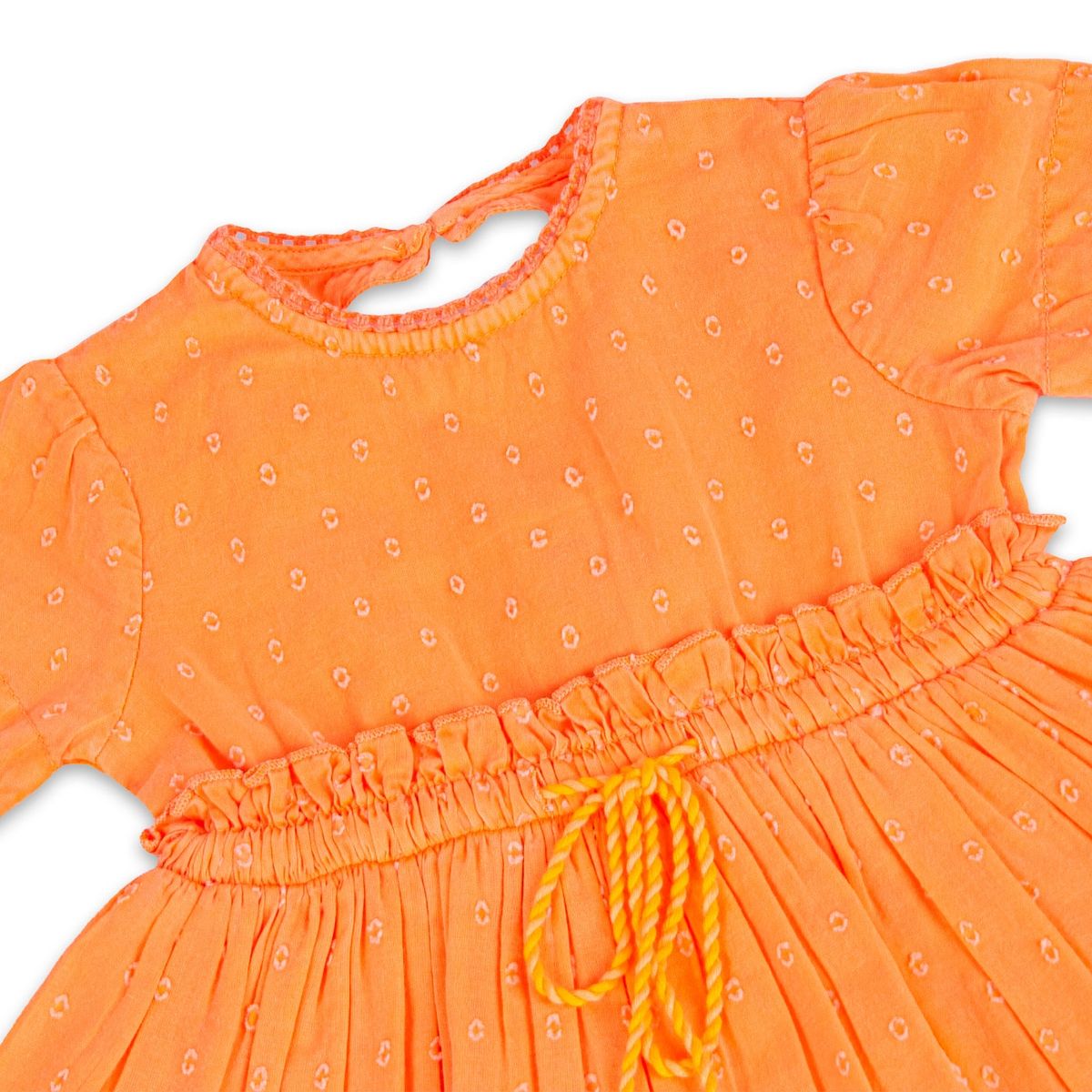 PILLIN - Vestido Bebe Niña Naranja Pillin PILLIN