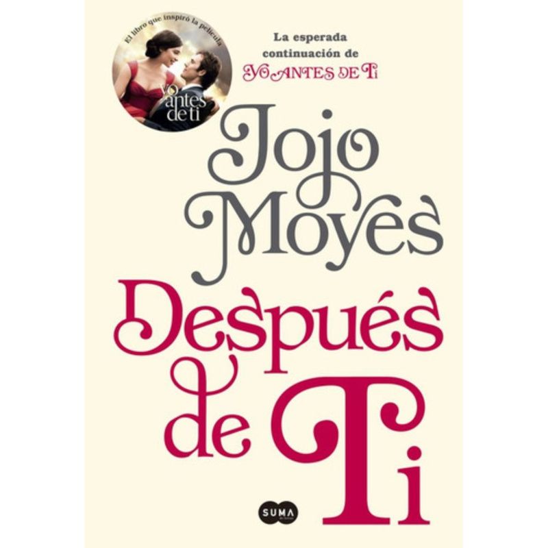 SUMA DE LETRAS - Libro Después De Ti - Jojo Moyes