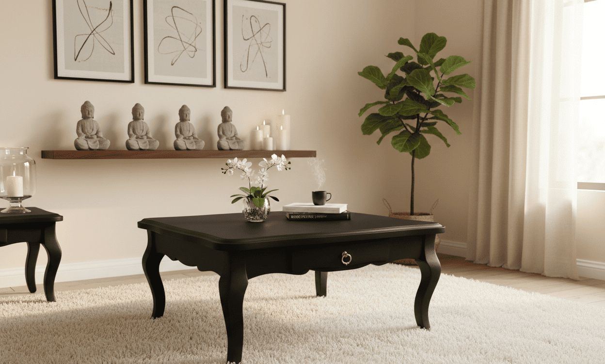Mesa de Centro Normando Negra