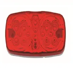FLAMINGOS - Farol de Señal Lateral 16 LED Multivoltaje Rojo