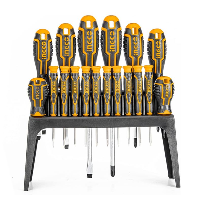 INGCO - Kit Set Juego Destornilladores 18 Piezas Ingco Hksd1828