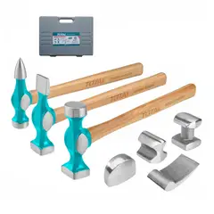 TOTAL TOOLS - Kit Juego Martillos Desabolladores 7 Piezas Total Tbafo712