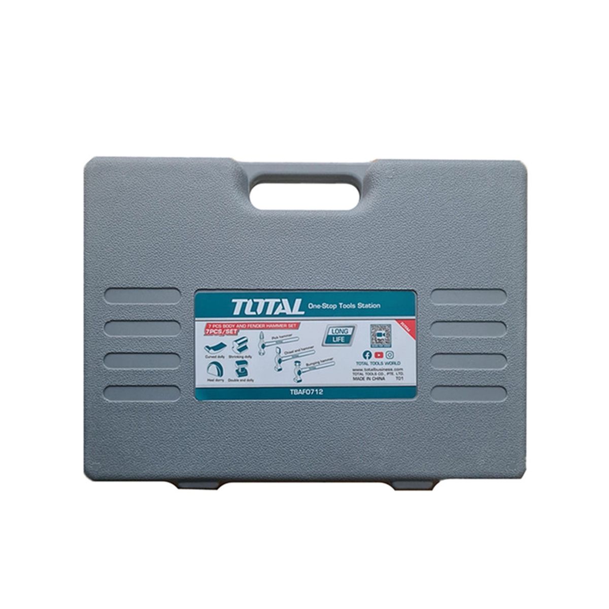 TOTAL TOOLS - Kit Juego Martillos Desabolladores 7 Piezas Total Tbafo712