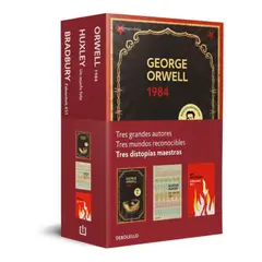 DEBOLSILLO - Pack Distopías Maestras: 1984 + Fahrenheit 451 + Mundo Feliz