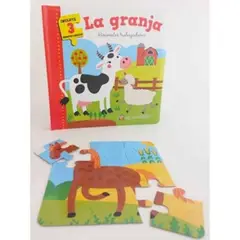 EL GATO DE HOJALATA - Libro Rompecabezas - La Granja Animales Trabajadores