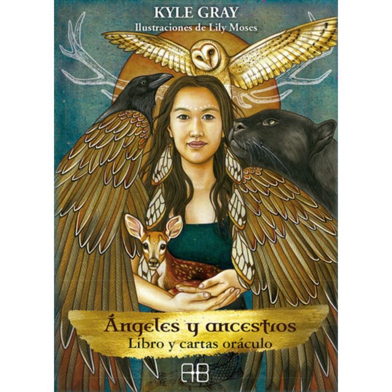 ARKANO - Ángeles Y Ancestros - Libro Y 55 Cartas Oráculo - Kyle Gray