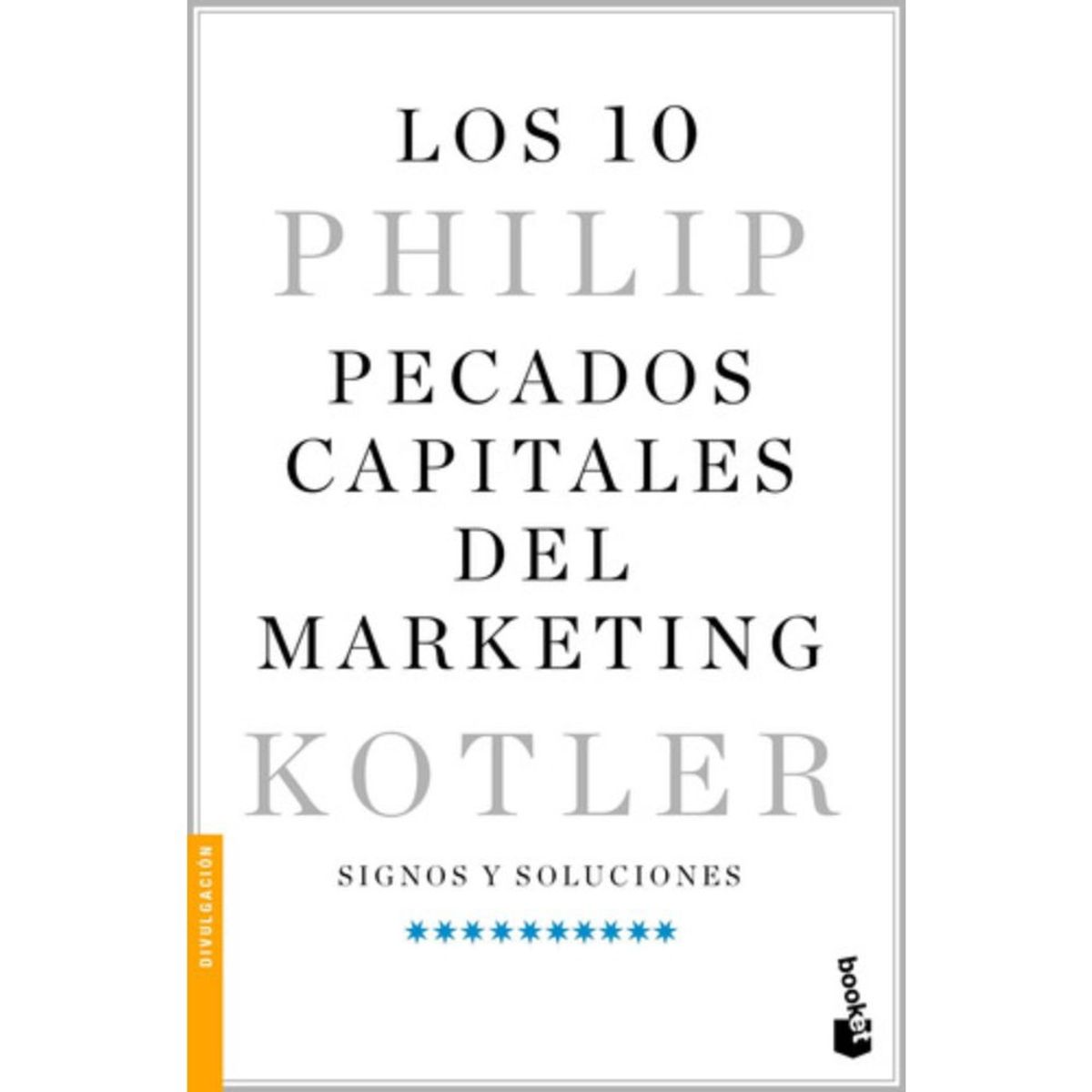 BOOKET - Libro Los 10 Pecados Capitales Del Marketing - Philip Kotler