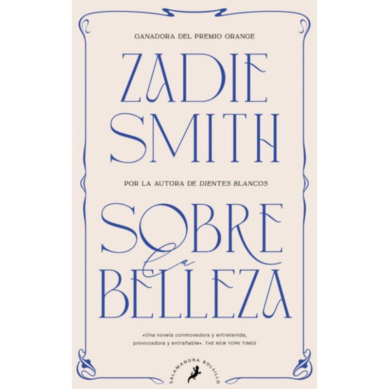 SALAMANDRA BOLSILLO - Libro Sobre la belleza - Zadie Smith