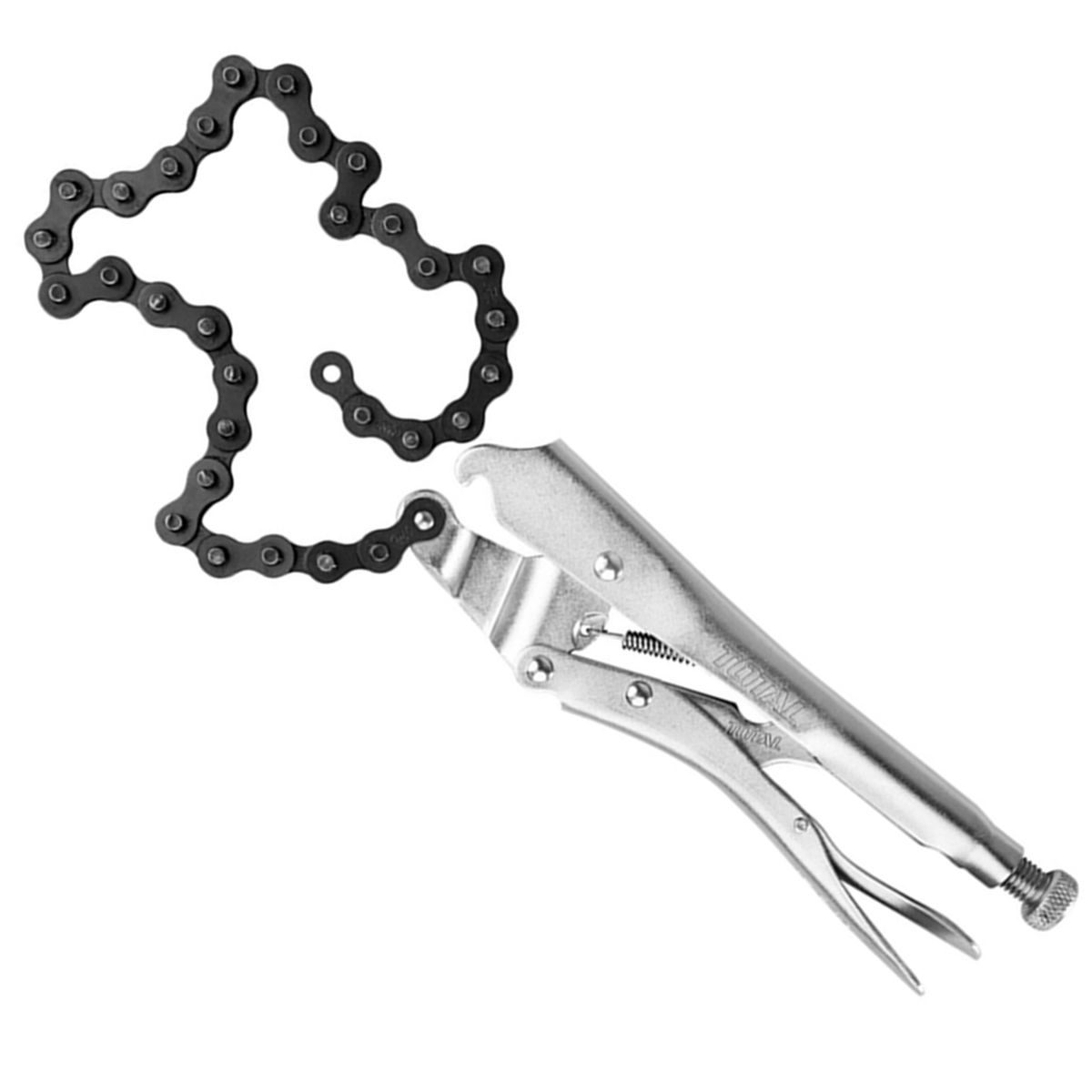 TOTAL TOOLS - Alicate De Presion Caiman Tipo Cadena 10 Pulgadas Total