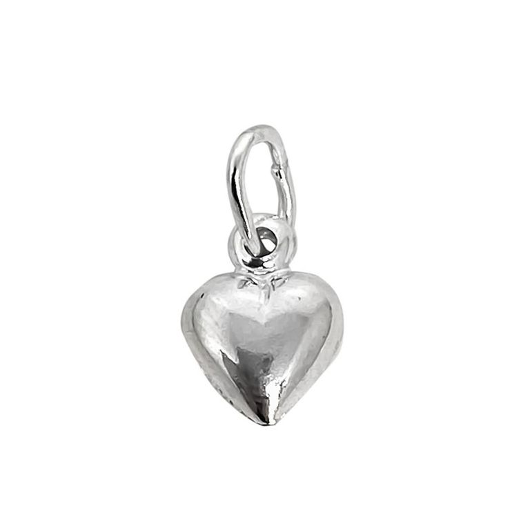 Colgante pequeno corazon plata fina 925 Plateado TALLA UNICA