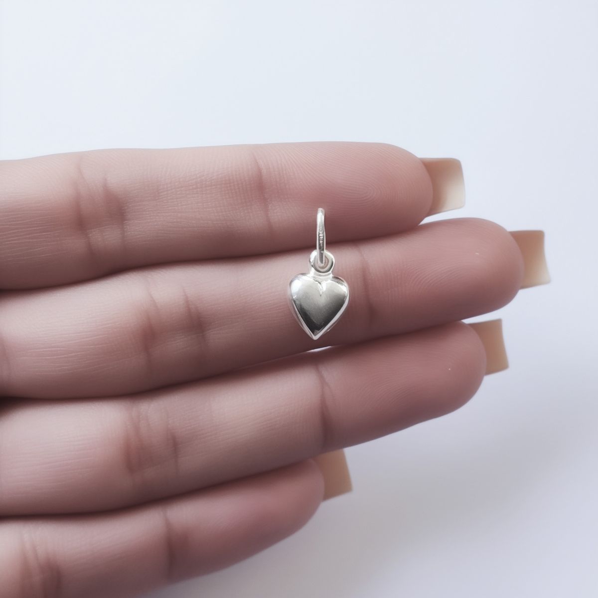 COGGIOLA - Colgante pequeño corazón plata fina 925