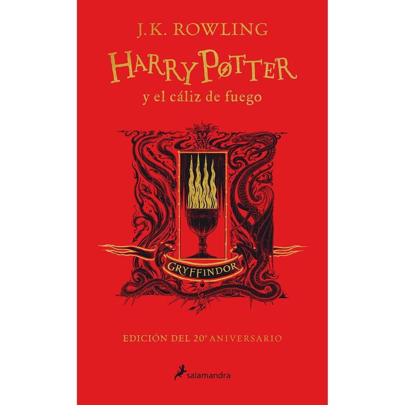 PENGUIN RANDOM HOUSE - LIBRO Harry Potter y el cáliz de fuego(Gryffindor de 20º An)