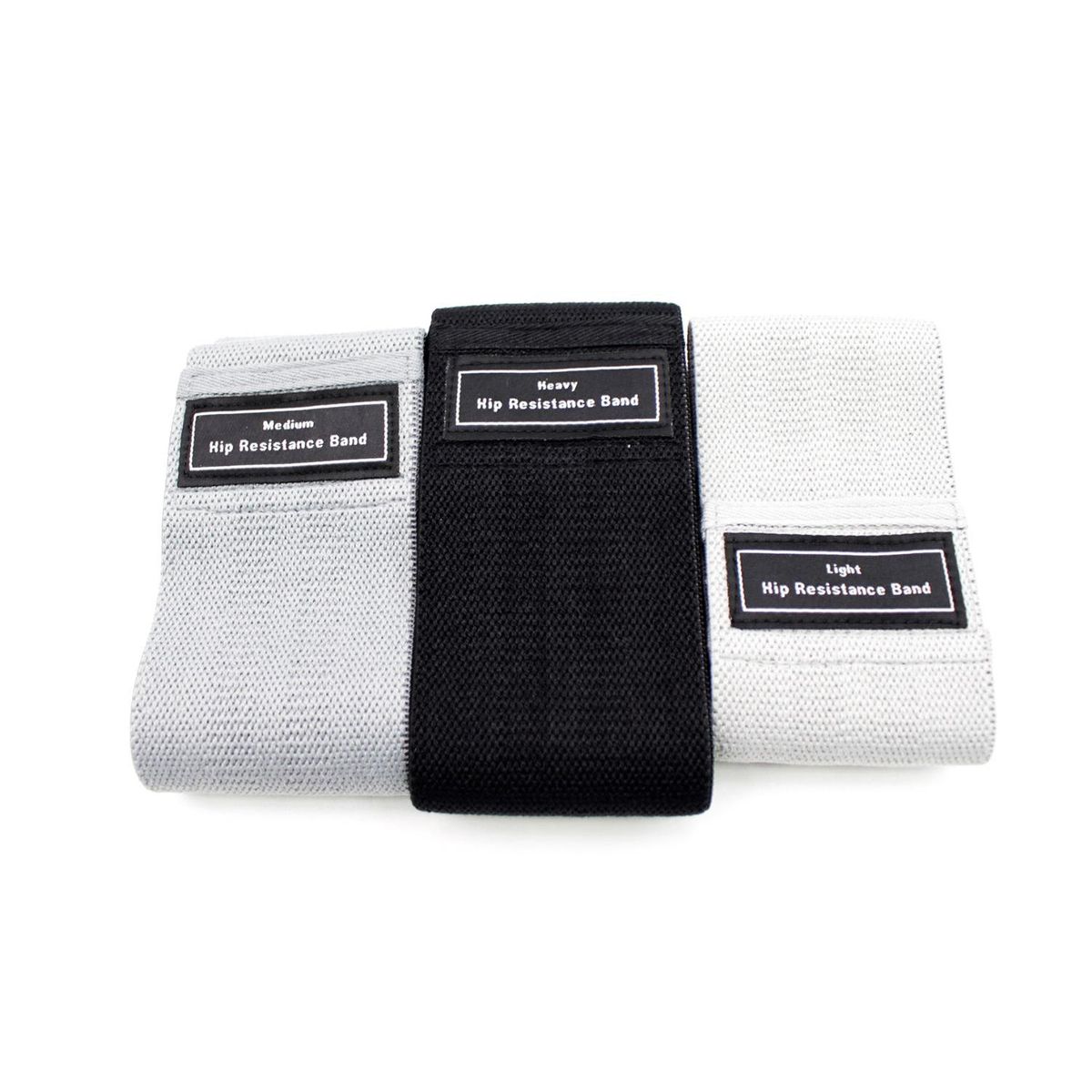 GENERICO - Pack 3 Bandas Elásticas De Tela Para Entrenamiento - SC