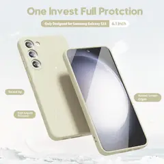 GENERICO - Carcasa para Samsung S23 5G Silicona Antideslizante Suave