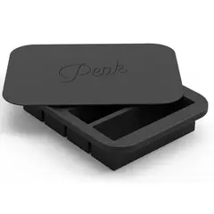 PEAK - Cubetera para 4 Hielos con Tapa Negro Peak® "Collins Ice Tray"