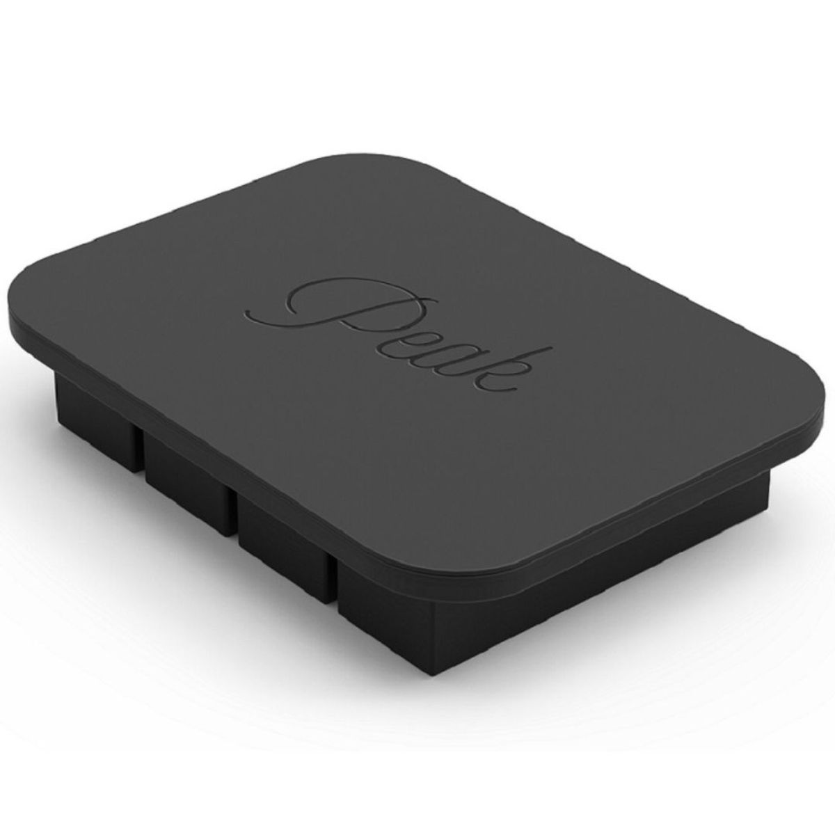 PEAK - Cubetera para 4 Hielos con Tapa Negro Peak® "Collins Ice Tray"