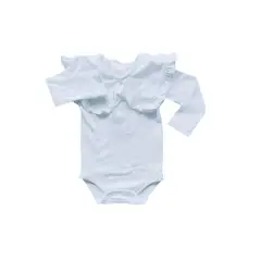 ONCOTTON WHITE BASIC COLLECTION - Body Romántico manga larga
