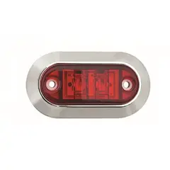 FLAMINGOS - Farol Ovalado Rojo Multivoltaje