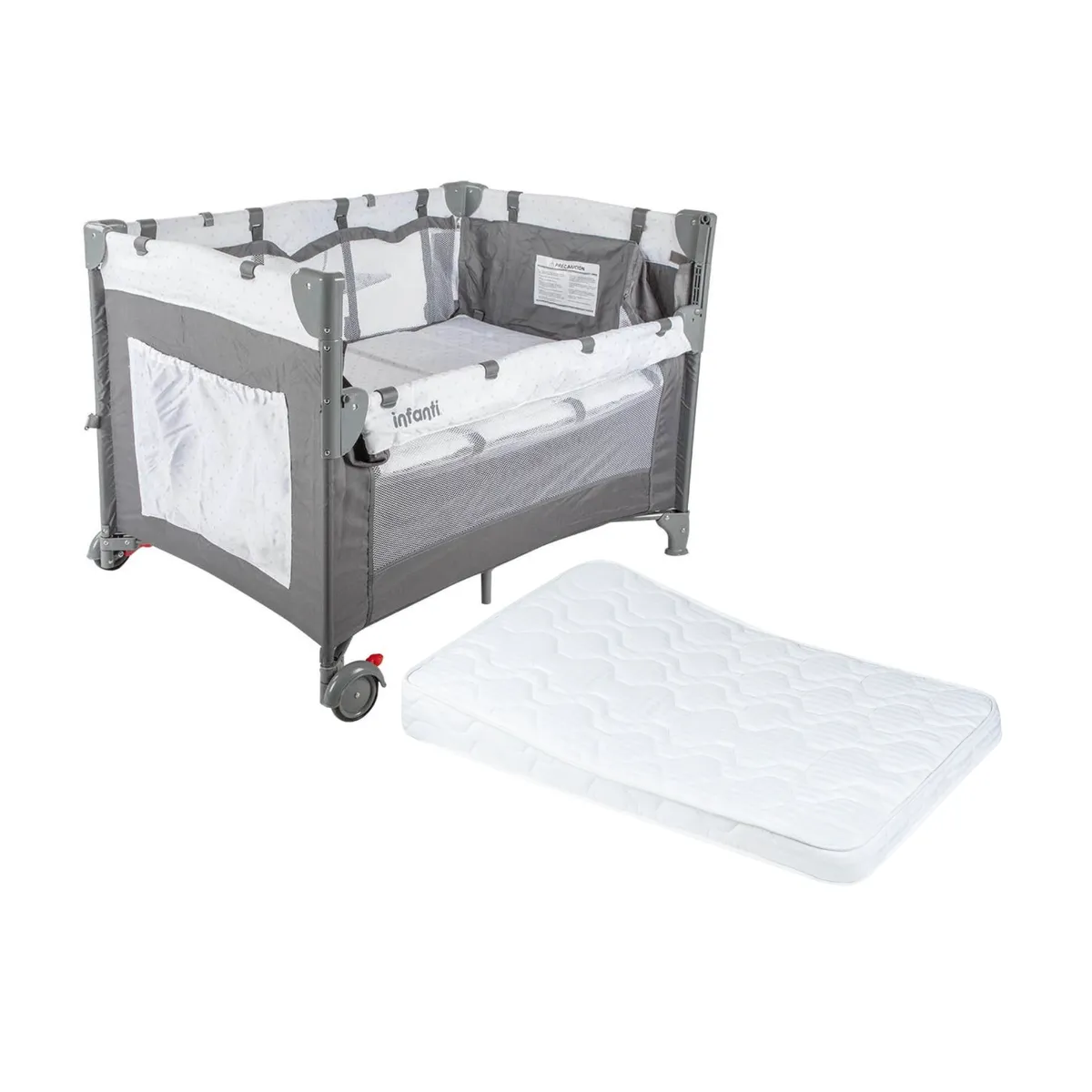 INFANTI - Cuna Colchón Anti-reflujo Playard Always Together Marengo