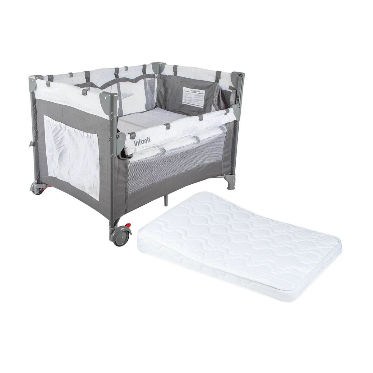 INFANTI - Cuna Colchón Anti-reflujo Playard Always Together Marengo