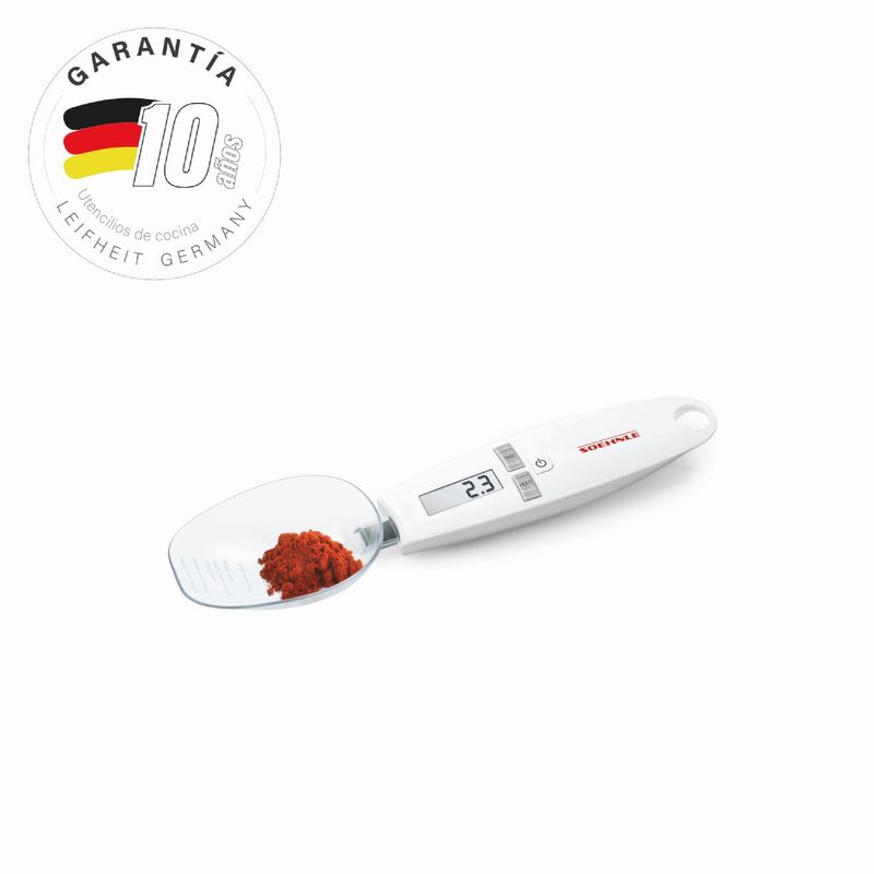 SOEHNLE - Balanza de cocina con cuchara medidora