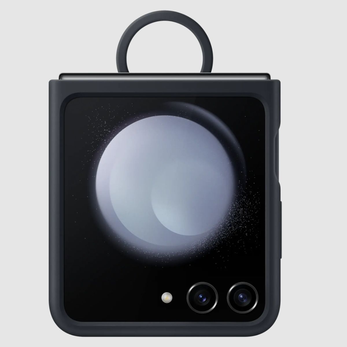 SAMSUNG - Galaxy Z Flip5 Silicone Case with Ring  Negro