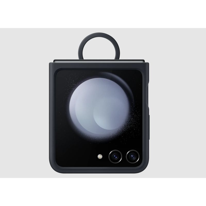 SAMSUNG - Galaxy Z Flip5 Silicone Case with Ring  Negro