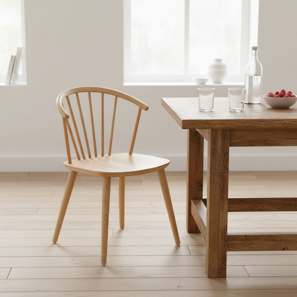 MILK - Silla Comedor Benson Natural