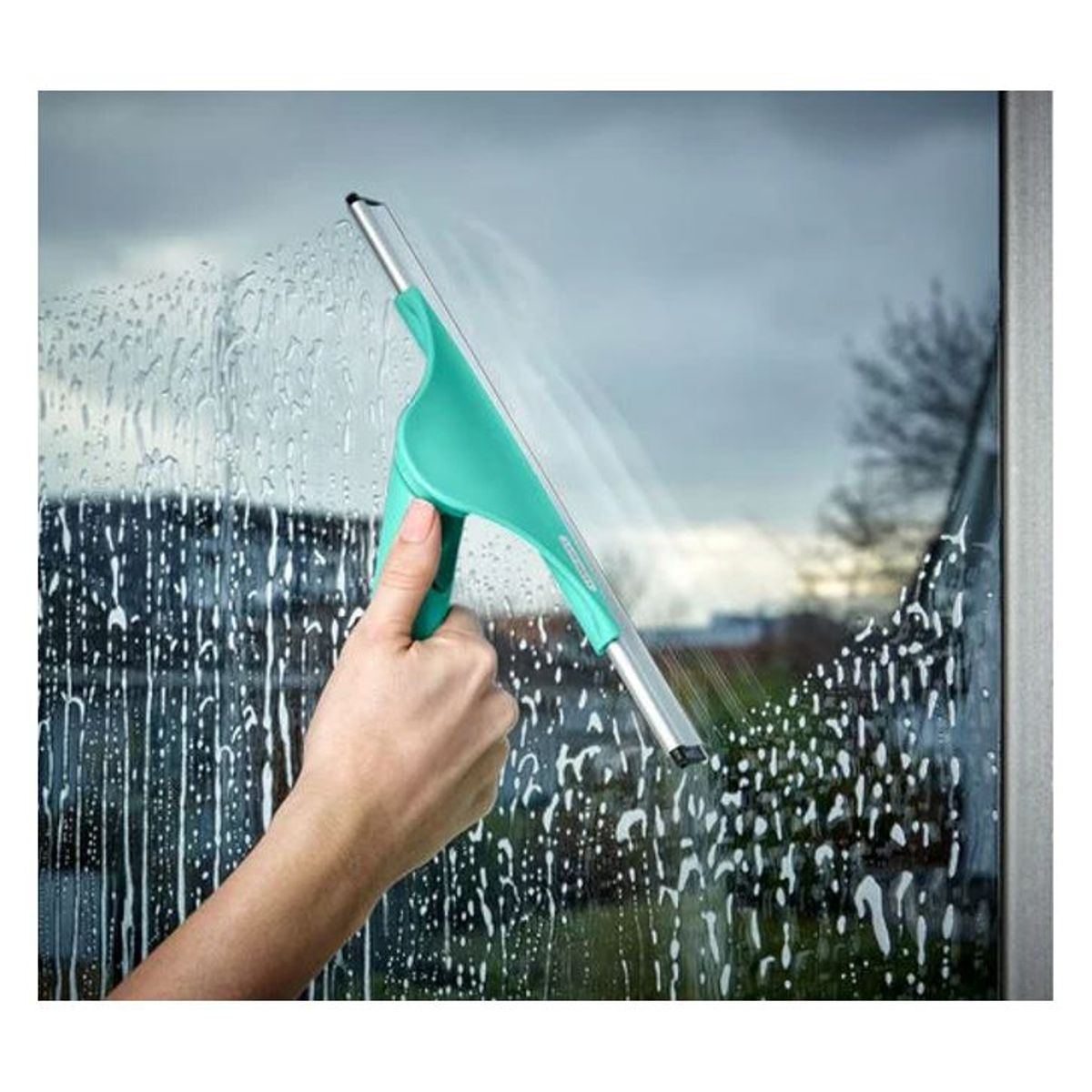 LEIFHEIT - Cabezal limpiavidrios XL 40 cm. enganche Click System