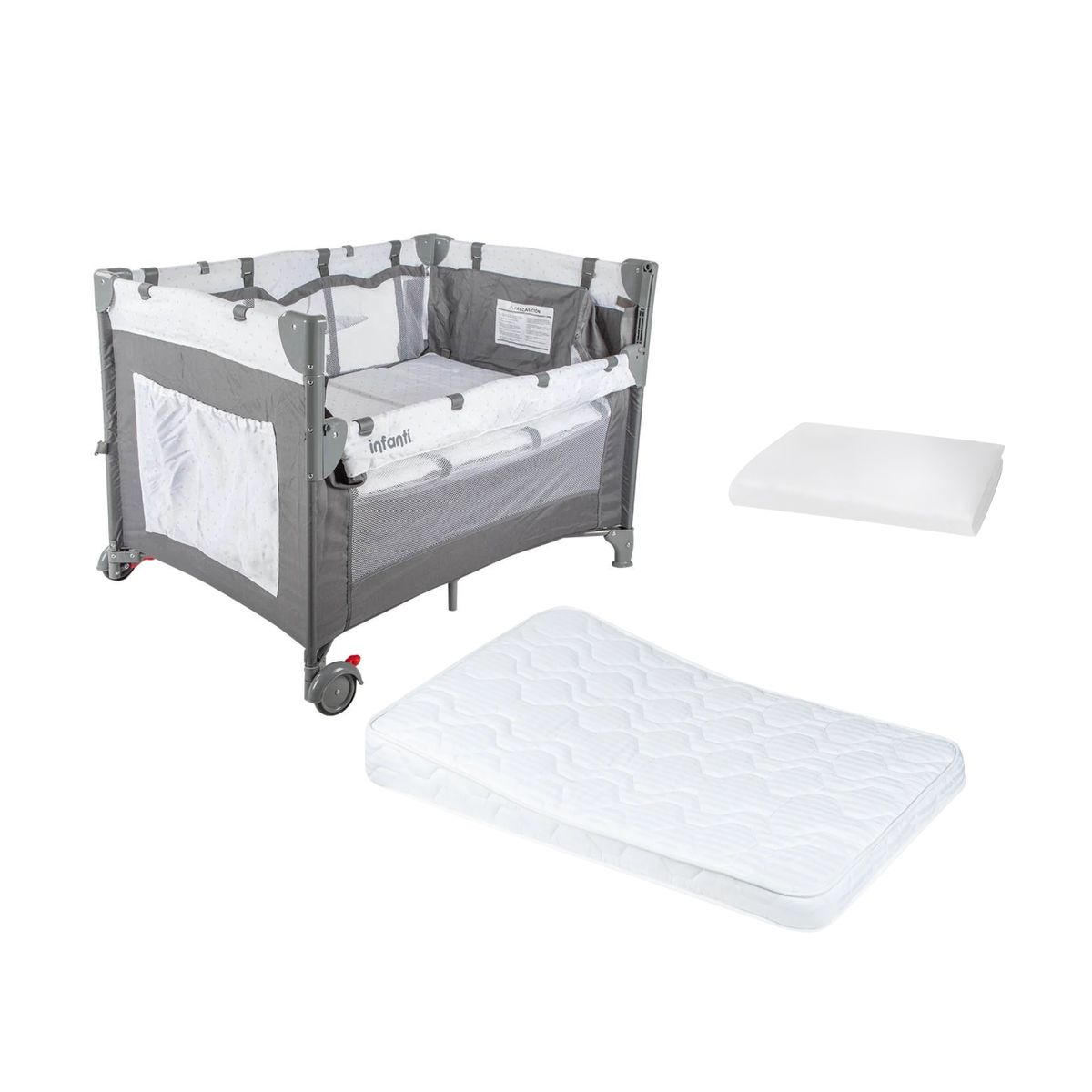 INFANTI - Cuna Colchón Anti-reflujo protector Playard Always Together