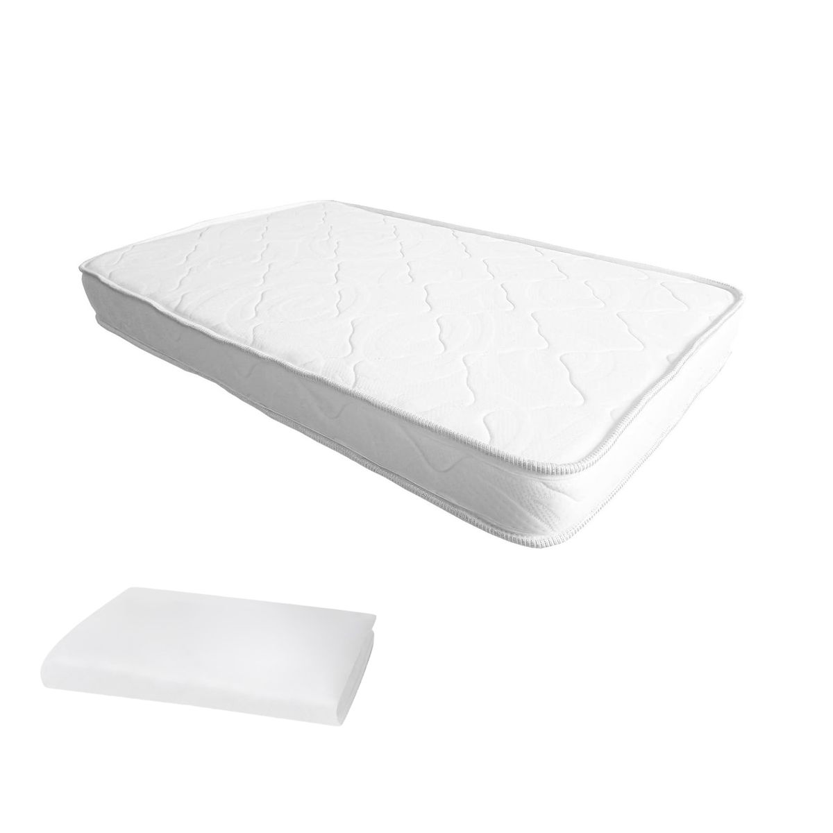 INFANTI - Colchón Espuma 107x67cm mas protector CIELO-LUNA-NUBE