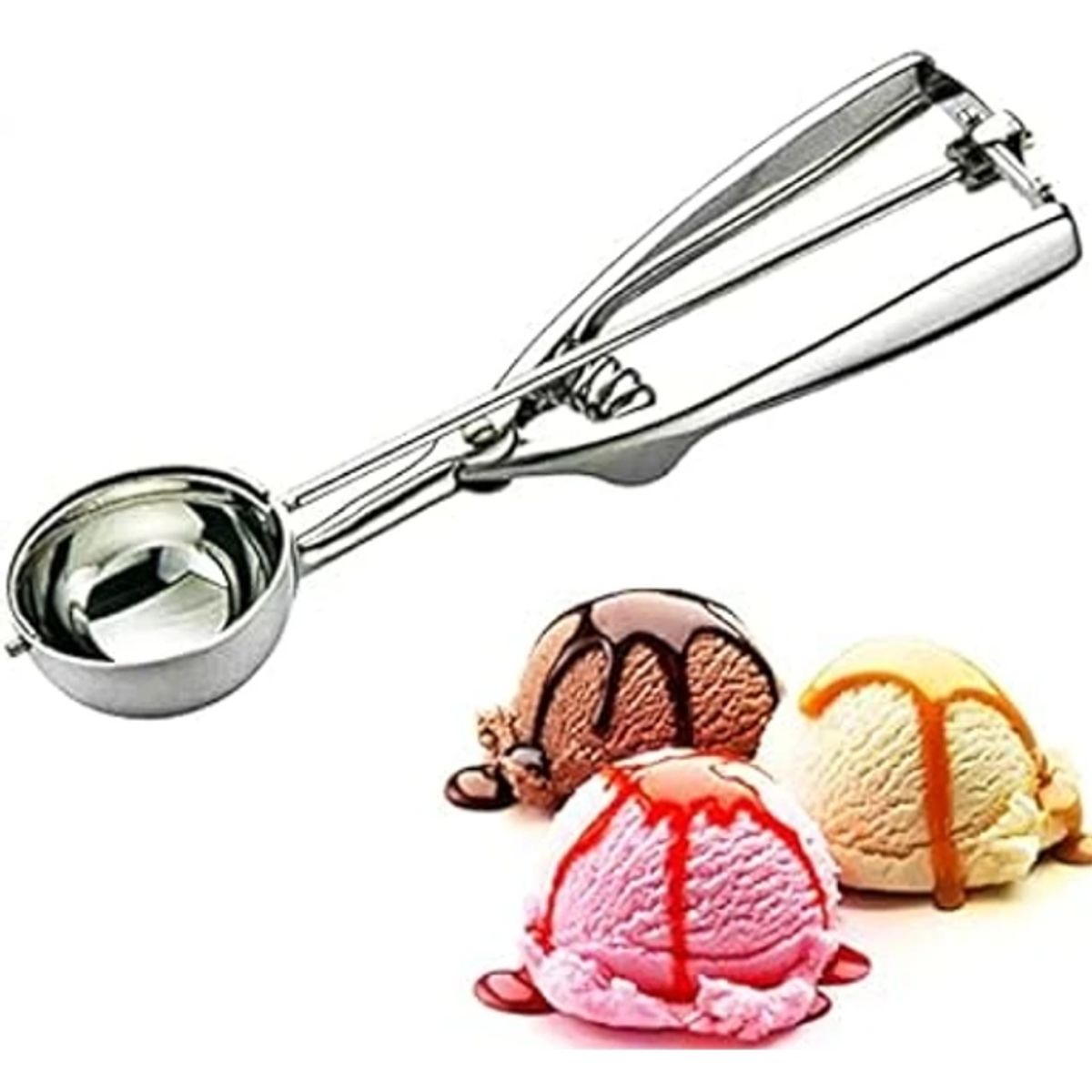 GENERICO - Cuchara para Helado Acero Inoxidable