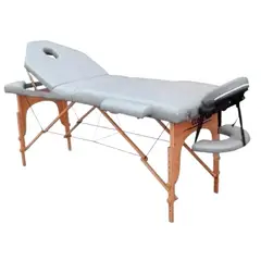 NANOFORT - Camilla Masaje Plegable Spa Fisioterapia 3 Cuerpos Blanco.