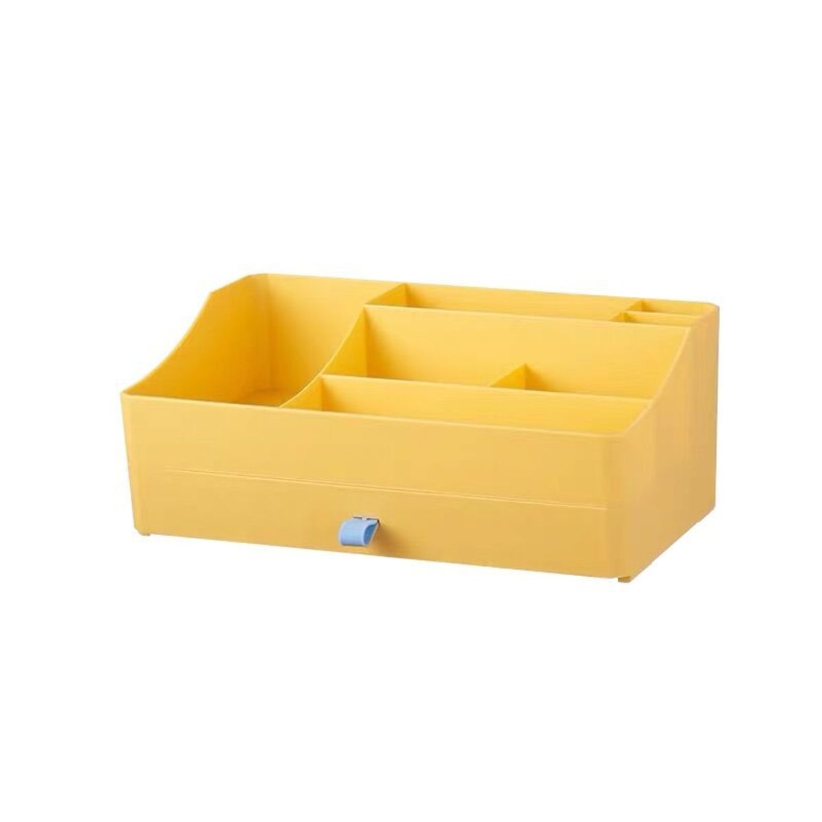 GENERICO - Caja Organizador Cosméticos Portatil De Maquillaje Amarillo 8101