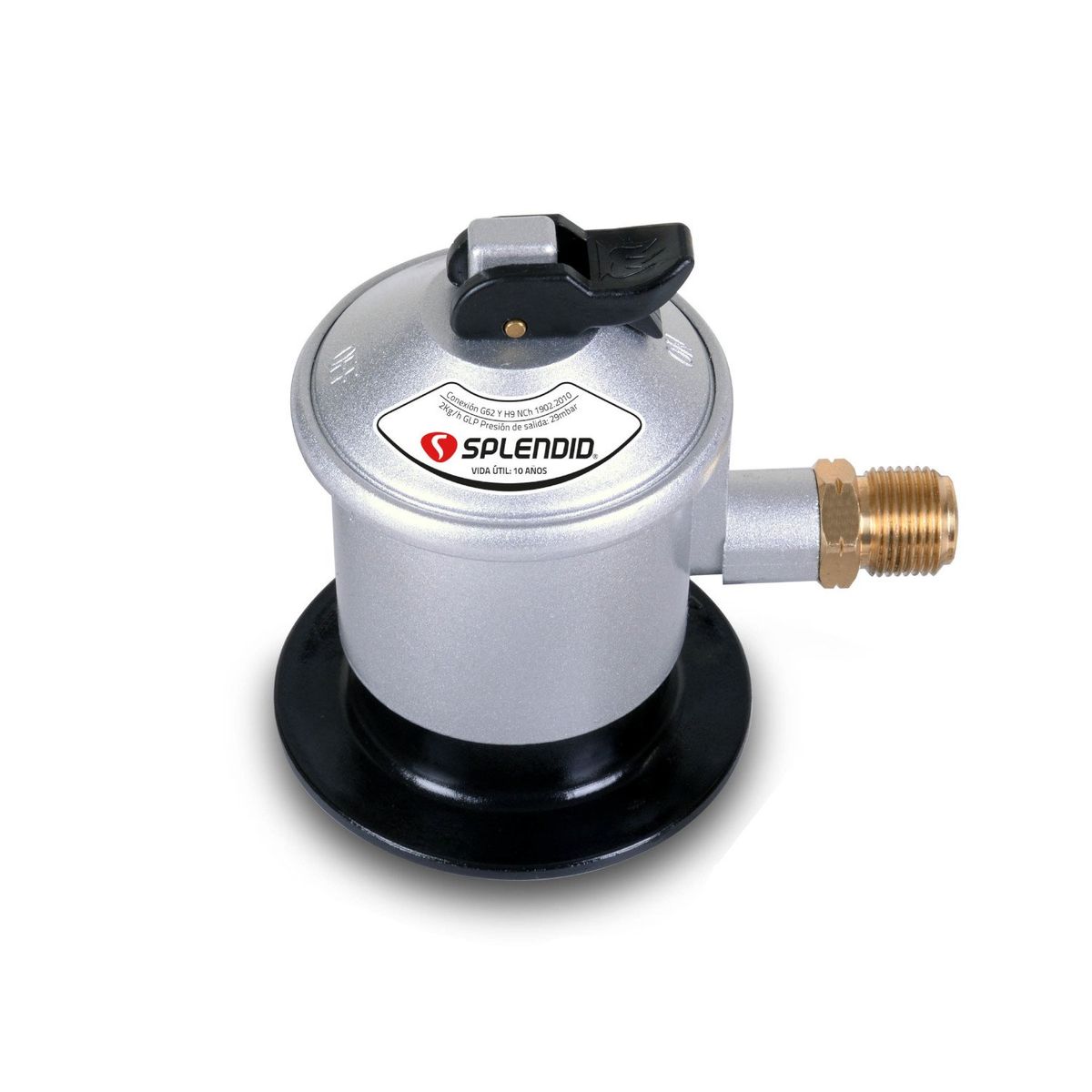 SPLENDID - Regulador de gas licuado para cilindros de 5,11, y 15 kg Splendid