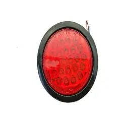 FLAMINGOS - 4" Diametro Farol de 24 LED Multivoltaje Rojo