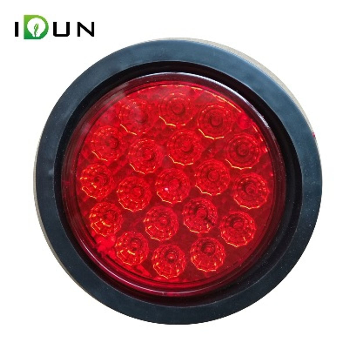 FLAMINGOS - 4" Diametro Farol de 19 LED Multivoltaje Rojo