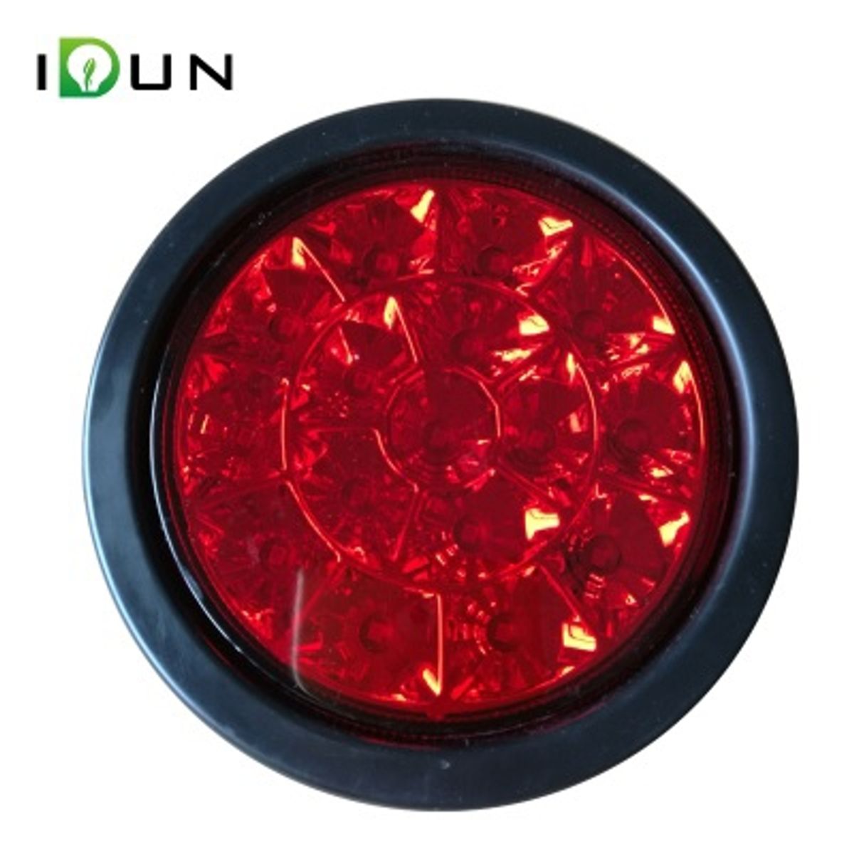 FLAMINGOS - 4" Diametro Farol de 16 LED Multivoltaje Rojo